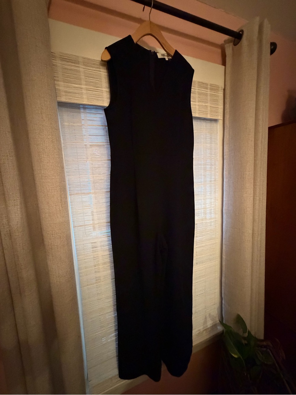 Diane Von Furstenberg Black Sleeveless Jumpsuit